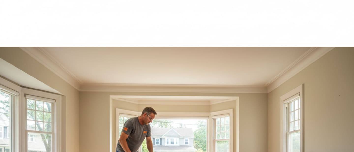 Expert hardwood floor maintenance in a Staten Island home